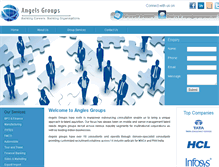 Tablet Screenshot of angelsgroups.com
